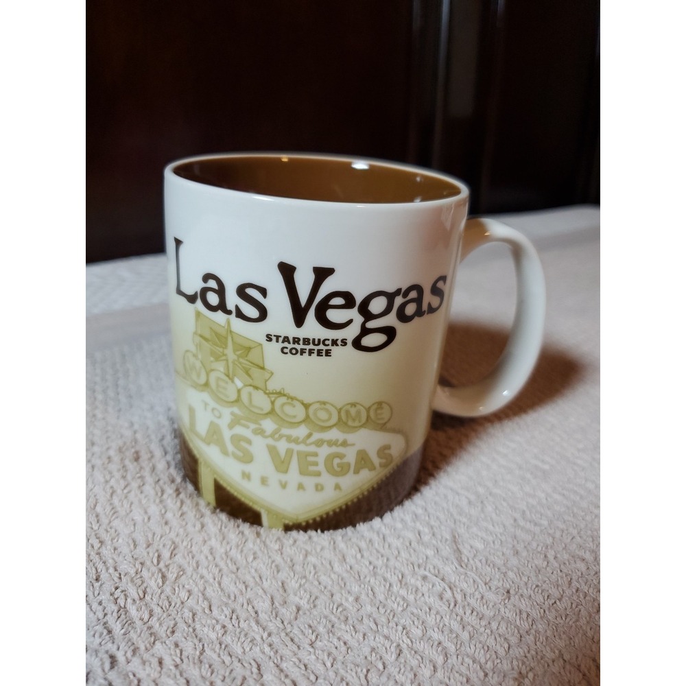 Starbucks Las Vegas 2009 Ceramic Coffee Cup Mug 16oz. Collector Series